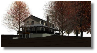 Stilwell, KS Residence
-proposed view looking northwest